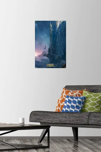 Vista 2 de League of Legends - Póster de pared con alfileres