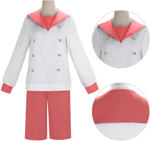 Vista 4 de Ovepo Anime Tengoku Daimakyou Cosplay Tokio Mimihime Cosplay Performance Custome Coat Pants Disfraz de Halloween para hombres y mujeres