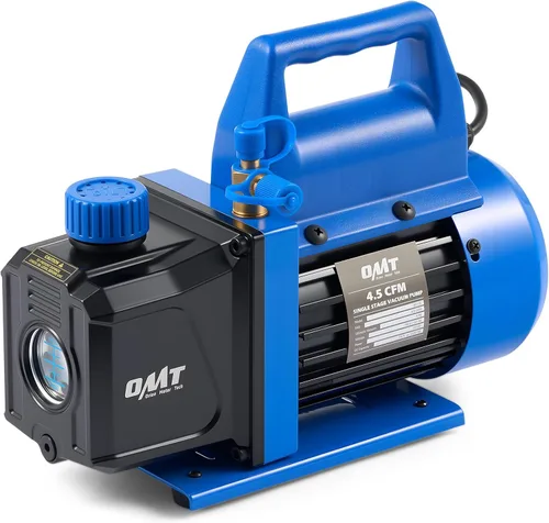 Vista 13 de Orion Motor Tech Bomba de Vacío, 3.5 cfm 1/4 hp Bomba de Vacío HVAC de Una Sola Etapa para R12 R22 R134a R410a R502, Kit de Bomba de Vacío de CA