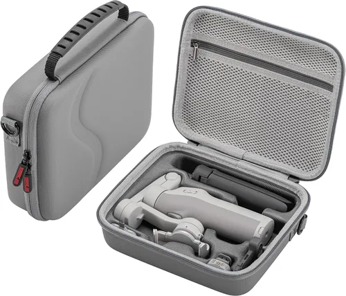 Vista 3 de Coyktonty Osmo Mobile 8 Caso, bolso de hombro portátil PU para Osmo Mobile