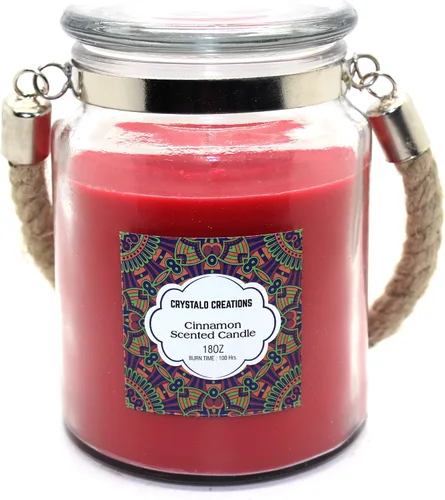 Vista 5 de Creations Dragon's Blood Vela perfumada con mango de cuerda, 18 onzas