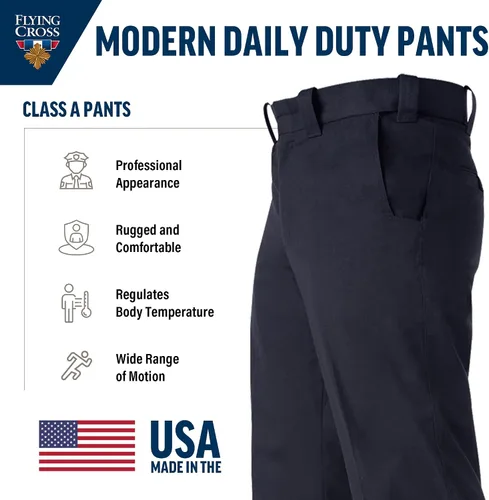Vista 4 de Flying Cross Women's Fx Stat Law Enforcement Duty Pants, Police Uniform, Fire Department, Class 4-Pocket Work Utility
