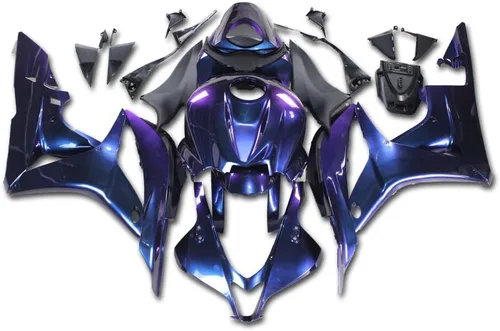 Vista 9 de Carenado negro brillante para Honda 2007 2008 CBR600RR CBR 600RR nueva inyección ABS plásticos cuerpo kit cuerpo trabajo 07 08