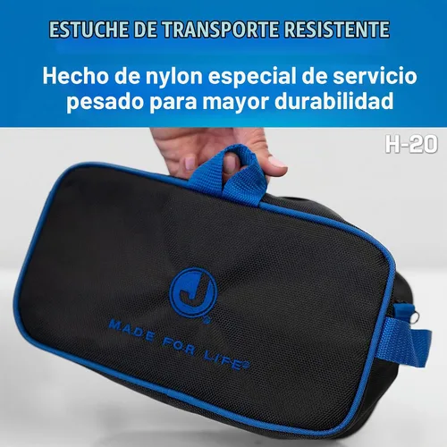 Vista 6 de Jonard Tools TK-105, Kit de herramientas de abertura y anillo de fibra óptica de alcance medio (1.2 mm - 10 mm) con estuche de transporte resistente
