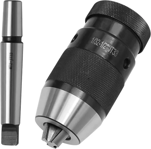 Vista 7 de 1/32" -1/2" JT33 Chuck MT2-JT33 Adaptador de portabrocas R8 Portabrocas sin llave