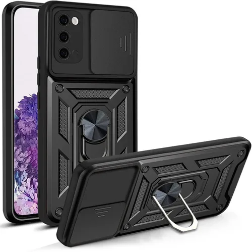 Vista 115 de Compatible con Tecno Pova Neo 2 Bracket Shell, con cubierta deslizante para lente de cámara compatible con Tecno Pova Neo 2 LG6n Case Negro