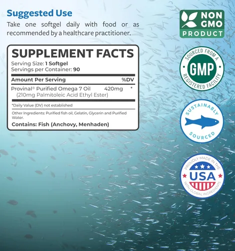 Vista 7 de Paquete combinado de musgo marino irlandés y Omega 7 (suministro de 3 meses) - Musgo marino irlandés orgánico - Suplemento vegano crudo