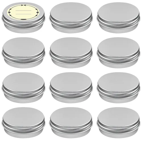 Vista 14 de TUZAZO Paquete de 24 latas de aluminio, contenedor de metal de 1/2 oz
