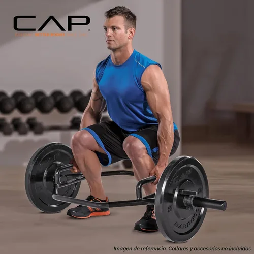 Vista 5 de CAP Barbell - Barra olímpica de trampa Varias opciones de agarre