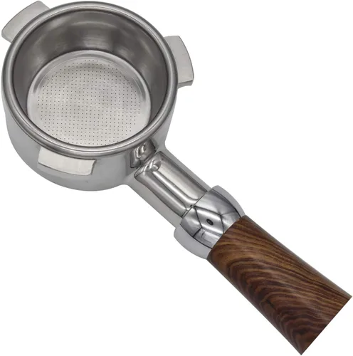 Vista 4 de Cesta de filtro de acero inoxidable de 2.126 in, dos tazas de pared individual, accesorios de filtro sin presión compatibles con Breville 2.126 in