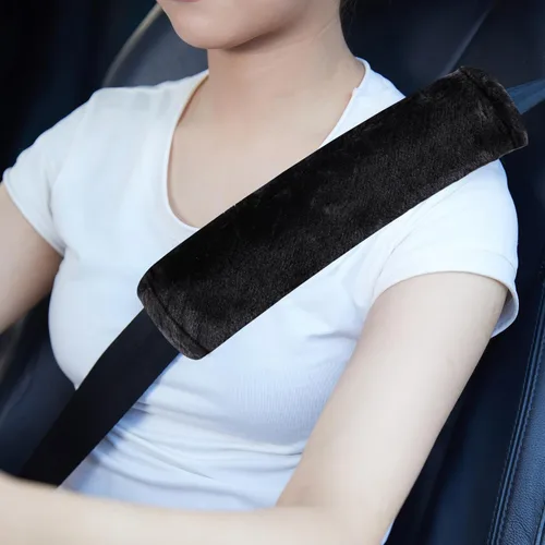 Vista 13 de MOONET Paquete de 2 fundas para cinturón de seguridad de automóvil para una conducción más cómoda, funda universal para cinturón de seguridad