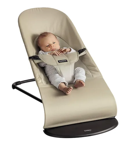 Vista 7 de BabyBjörn Bouncer Balance Soft, Algodón, Caqui/Beige Khaki/Beige