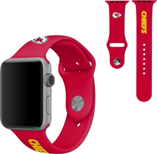 Vista 14 de SOAR Correa de reloj unisex para adultos de la NFL de 1.496 in, 1.654 in
