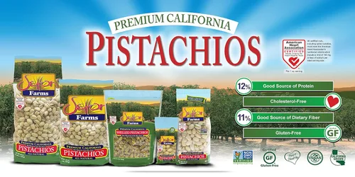 Vista 6 de Setton Farms Pistachos premium, tostado seco con sal marina, bolsa de 3 libras (48 oz)