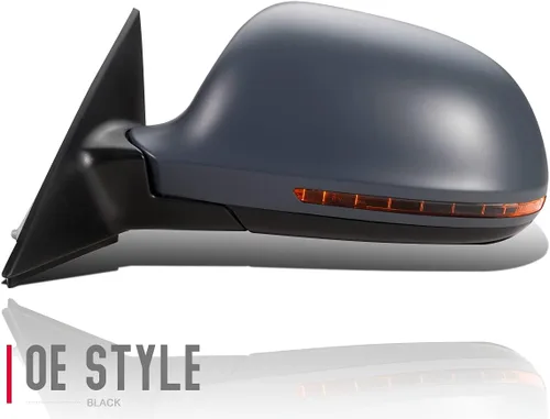 Vista 4 de DNA Motoring OEM-MR-AU1320125 Espejo retrovisor calefactado con ajuste plegable con giro compatible con Audi A3 09-10