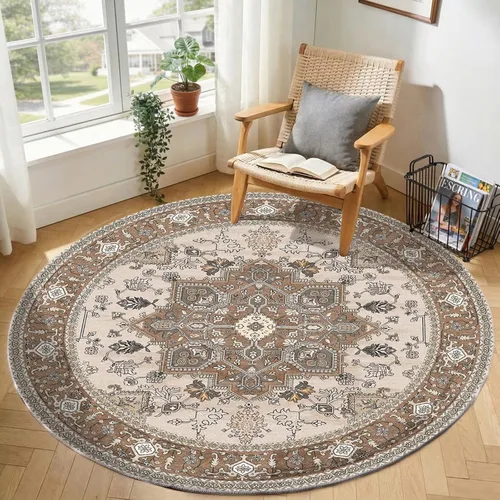 Vista 130 de OPPODREAM Alfombras suaves, pequeñas y lavables con parte trasera antideslizante, alfombra de cachemira sintética de pelo bajo, 2 x 3 pies, azul