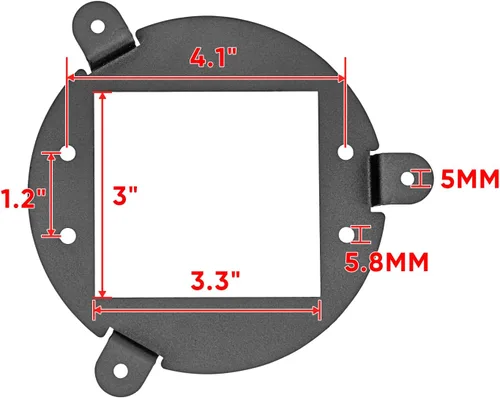 Vista 3 de WSays Soporte de montaje de bisel de conversión de actualización de faros compatible con Can-Am Outlander XMR Max L 400 450 500 570 Luz de montaje