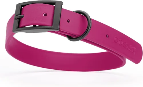 Vista 71 de Dogline Biothane - Collar impermeable para perro con hebilla de liberación rápida, resistente cincha de nailon recubierta con resistente y a prueba