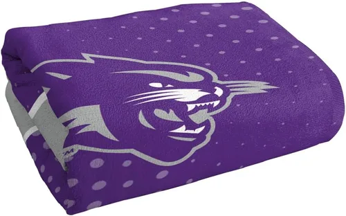 Vista 3 de LOGOVISION Manta Abilene Christian University, 30x60 Logo Dots CottonFront/PolyBackBeachTowel
