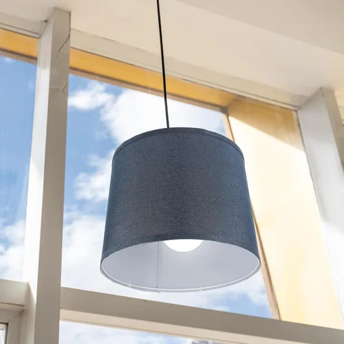 Vista 2 de LIFKOME Pantalla redonda pequeña para lámpara de mesa Borlas Diseño Chinoiserie