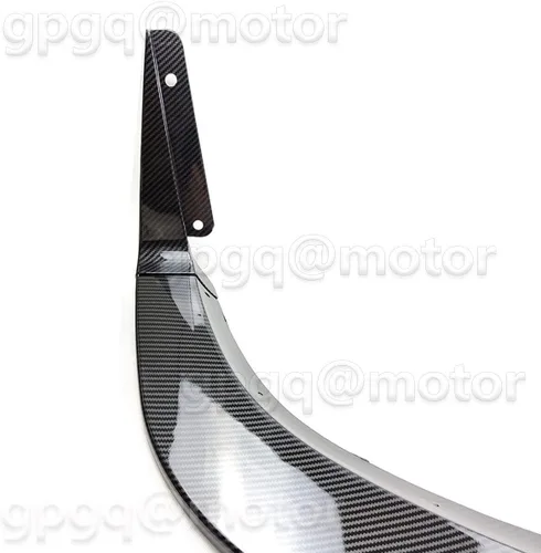Vista 8 de Labio delantero 3 piezas para Jeep Grand Cherokee SRT 2017-2021 Trackhawk 2018-2021 Divisor de labios de parachoques delantero