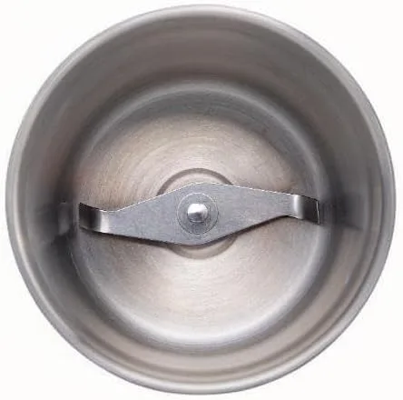 Vista 6 de Molinillo de café eléctrico, molinillo de hierbas de especias, con 1 cuchilla de acero inoxidable extraíble tazón de acero inoxidable, motor de 200