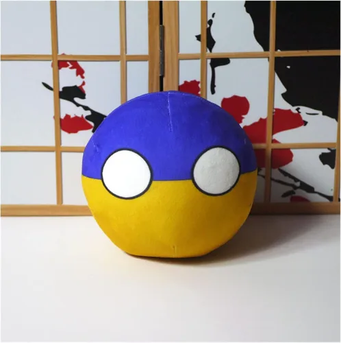 Vista 61 de Polandball Countryballs Muñeco de peluche Ucrania España Hungría Portugal Rumanía Grecia Austria México Polonia Ball (15,3.8 pulgadas)