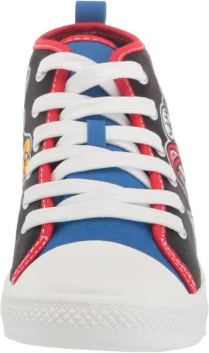Vista 2 de SUPER MARIO Brothers Mario Luigi Nintendo - Zapatos deportivos de caña alta y con cordones para niños pequeños talla 7 a 12
