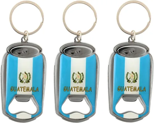 Vista 10 de Jamaica - Llavero abridor de botellas de cerveza - Set de 3 - Lata
