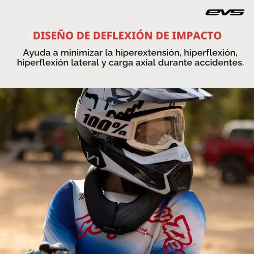 Vista 5 de EVS R2 Race Collar, Neck Support Karting/Motocross/Off-Road, Impact Foam