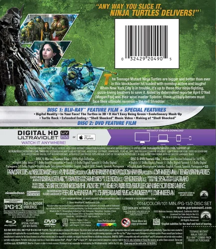 Vista 4 de Teenage Mutant Ninja Turtles (2014) [Blu-ray]