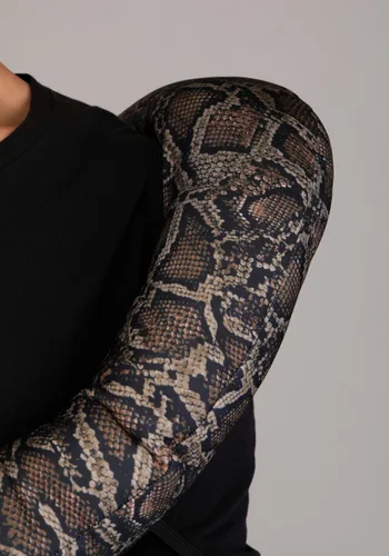 Vista 3 de Disfraz de Serpiente Reptante para Adultos Multicolor