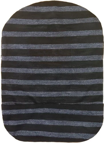 Vista 10 de Funda para bolsa de ostomía desodorizante elástica D con tapón de cordón (XL, flores azules)