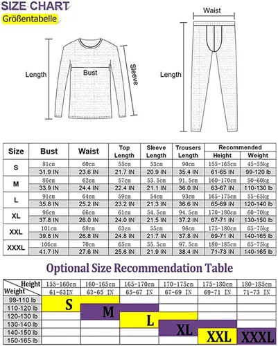 Vista 6 de AZELSUTON Conjunto de ropa interior térmica para mujer, USB con calefacción térmica eléctrica para mujer, conjunto de pantalones largos con forro