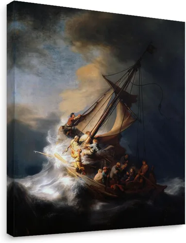Vista 18 de Niwo ART - Montañas y mar, serie de pinturas más famosas del mundo, lienzo de pared para decoración del hogar, envoltura de galería, estirado
