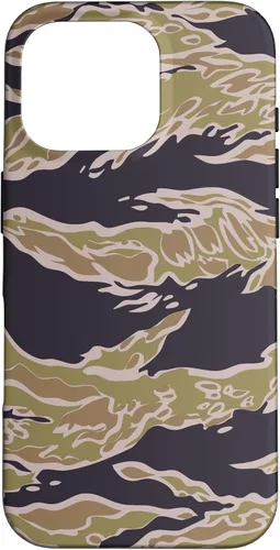 Vista 20 de US Army Tiger Stripe Camo Vietnam Special Forces Camouflage Case para iPhone 17