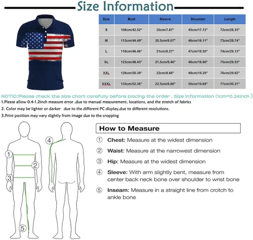 Vista 3 de Camiseta sin mangas para hombre del 4 de julio de 2023 Camisas casuales de manga corta con cuello redondo y cuello redondo, camisetas rojas, blancas
