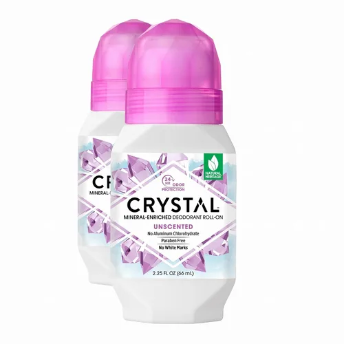 Vista 10 de Crystal Mineral Desodorante Roll-On, lavanda y té blanco, morado, 2.25 onzas líquidas
