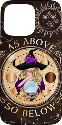 Vista 28 de iPhone 16 Witch Halloween Day - As Above - So Below Case