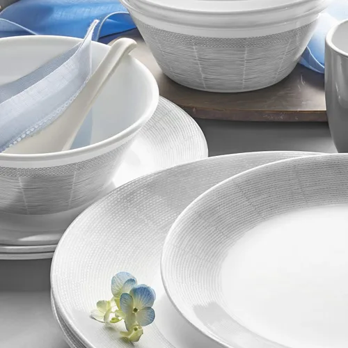 Vista 2 de Corelle Plato de almuerzo boutique tejido de 8.5 pulgadas (8.5 in), paquete de 6