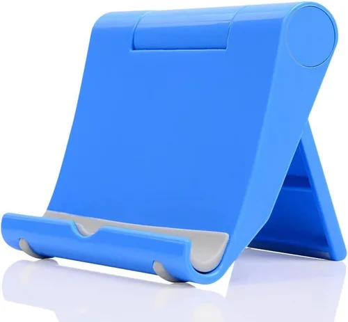 Vista 15 de Soporte para teléfono celular para escritorio, soporte plegable para teléfono celular, soporte para tablet para escritorio, soporte para teléfono