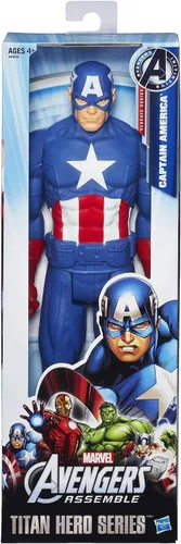 Vista 2 de Marvel Avengers Titan Hero Series - Figura de acción del Capitán América