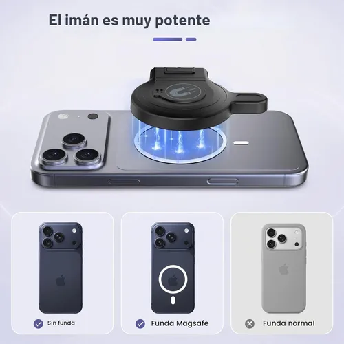 Vista 3 de Adaptador magnético de liberación rápida del teléfono del montaje para DJI