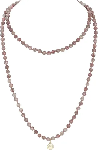 Vista 14 de Firstmeet Collar de piedra larga de ágata con cuentas de cadena redonda suave pulsera joyería para mujer Amatista