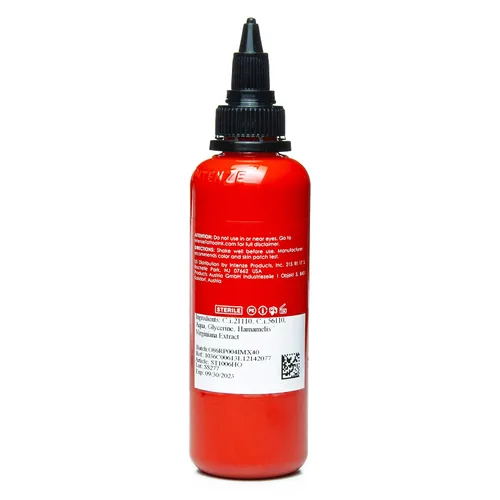 Vista 2 de Intenze Tinta de Tatuaje Naranja Fuerte 4oz Naranja dura