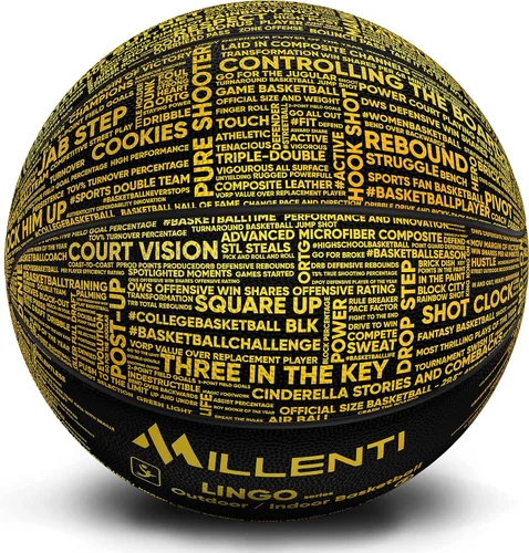 Vista 11 de Millenti Street-Wise - Balones de baloncesto de camuflaje coloridos destacados para hombres, mujeres, jóvenes, niños, básquetbol callejero fresco al
