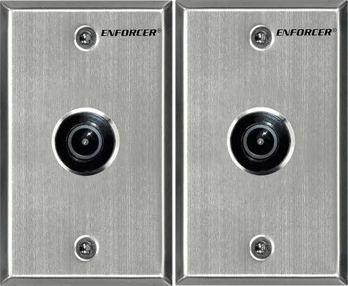 Vista 2 de Seco-Larm EV-Y5105-N2SQ Enforcer 4 en 1 Cámara de pared con placa de pared, HD TVI, CVI, AHD, analógica