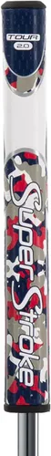 Vista 14 de SuperStroke Zenergy Tour Golf Putter Grip Negro/Blanco