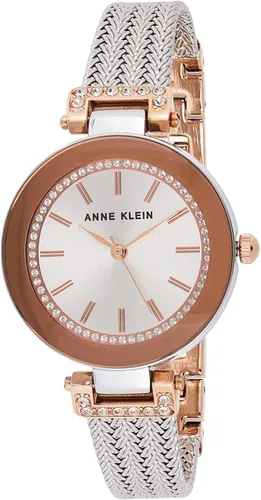 Vista 6 de Anne Klein Reloj de pulsera con detalles de cristal prémium para mujer