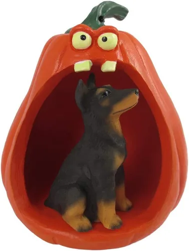 Vista 51 de Conversation Concepts Figura de Corgi galés de Halloween y calabaza Welsh Corgi Pembroke